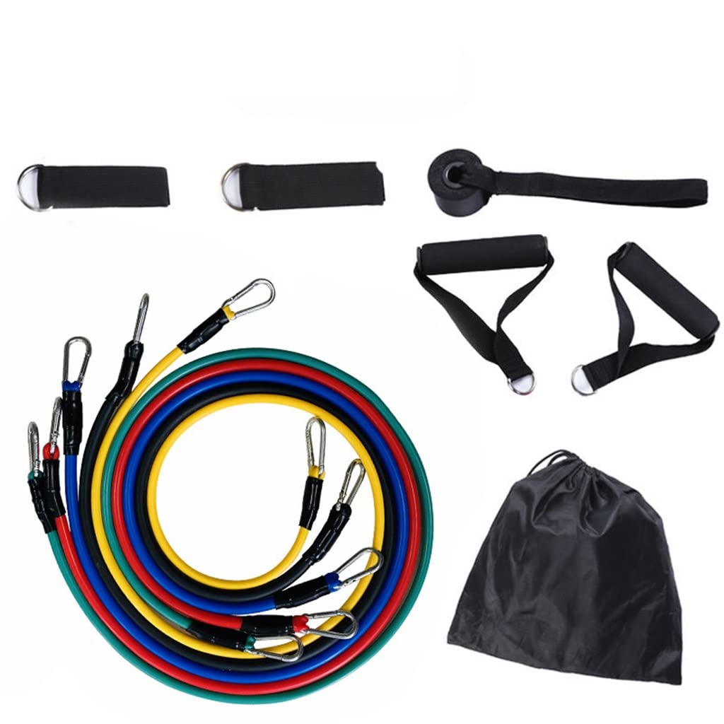 11-Piece Latex Resistance Band Set
