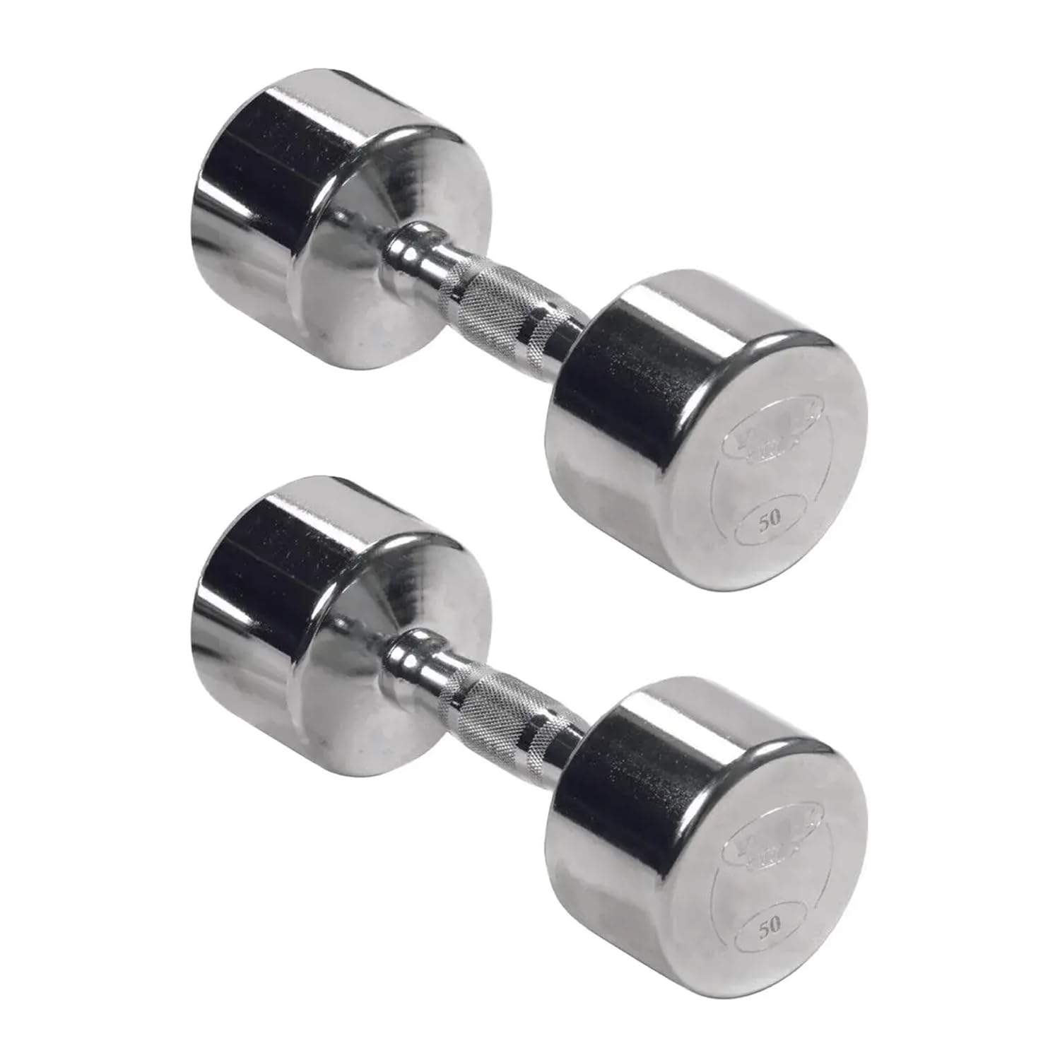 Professional Chrome Ergo Grip Dumbbell