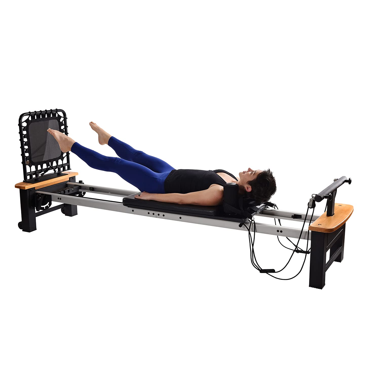 Pilates Reformer with Cardio Rebounder and Resistance Springs