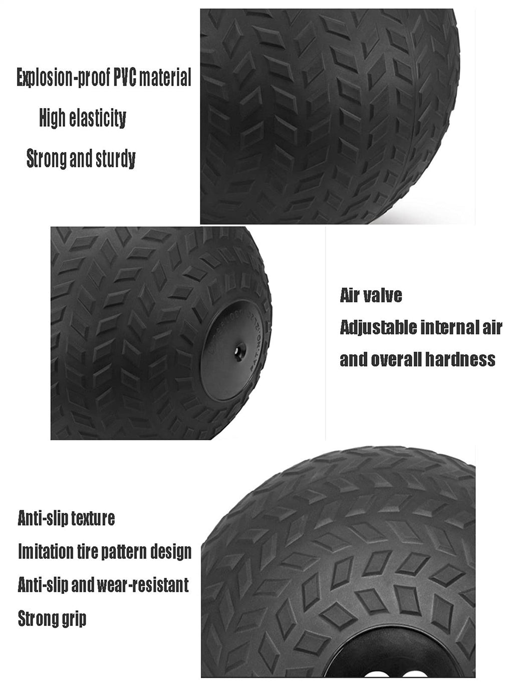Textured Slam Ball for Strength Training