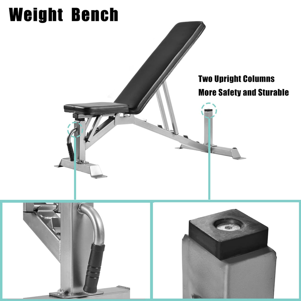 Adjustable Weight Bench for Strength Training