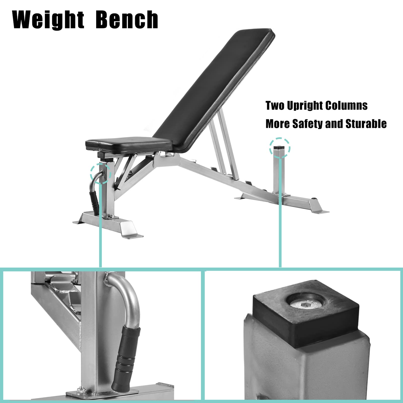 Adjustable Weight Bench for Strength Training
