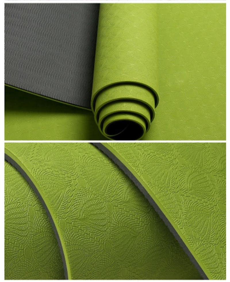 Non-Slip TPE Yoga Mat for Fitness and Pilates