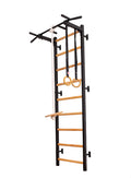 Wooden Swedish Wall Ladder with Chin-Up Bar