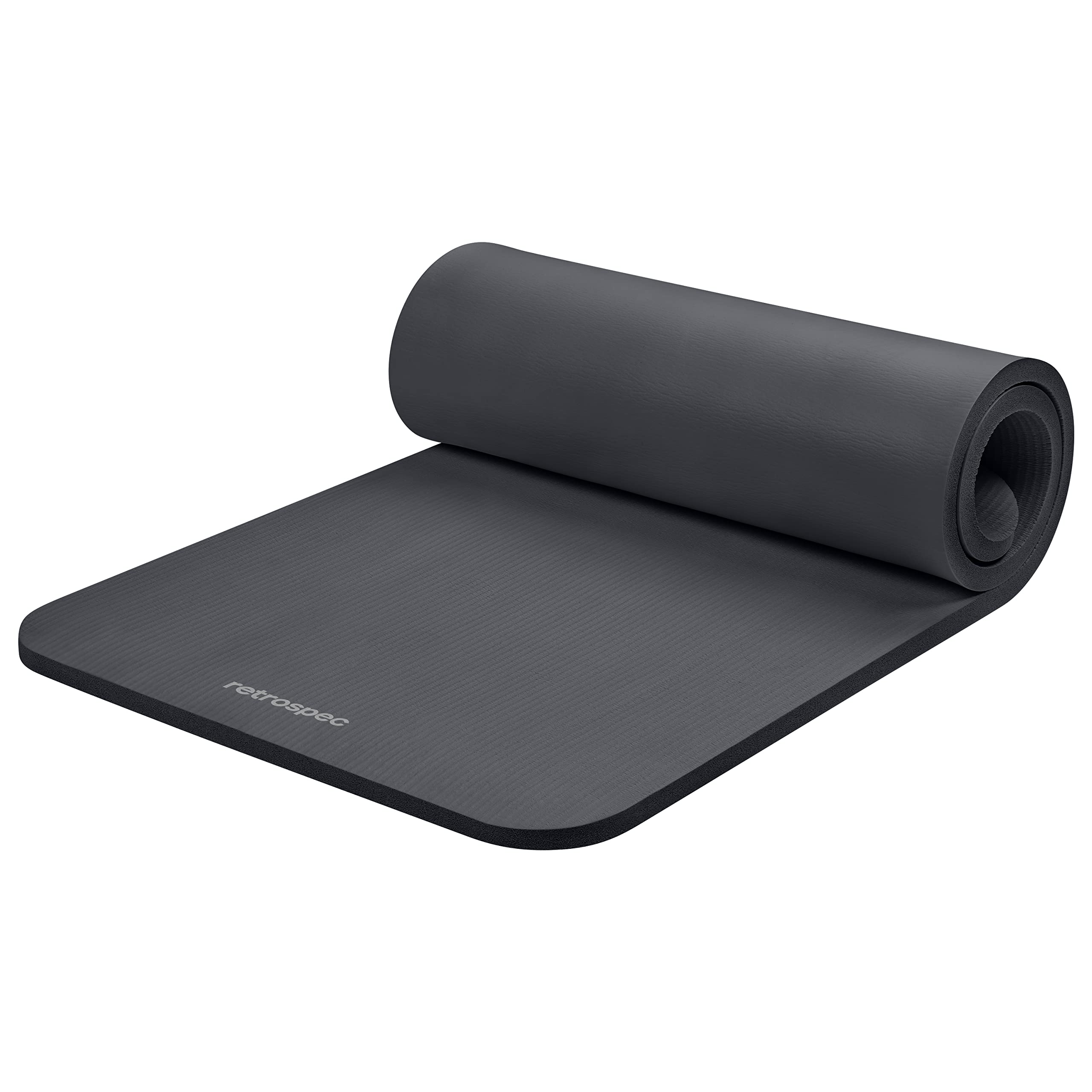 1-Inch Thick Non-Slip Yoga Mat with Carry Strap