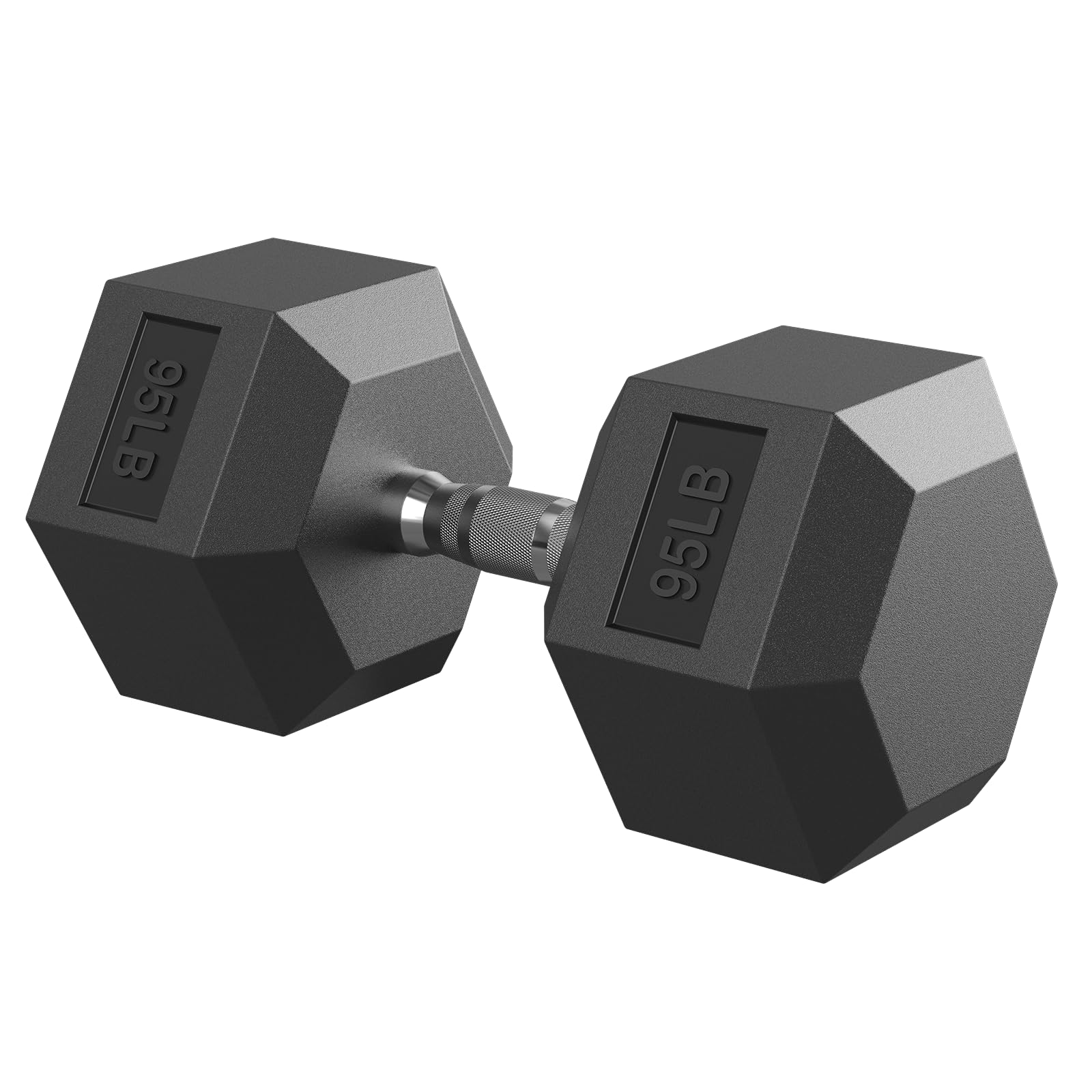 Adjustable Rubber Hex Dumbbell Set