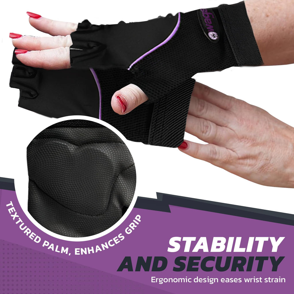 Workout Gloves with Wrist Support for Yoga and Pilates