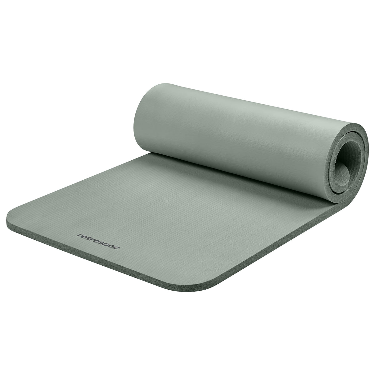 1-Inch Thick Non-Slip Yoga Mat with Carry Strap