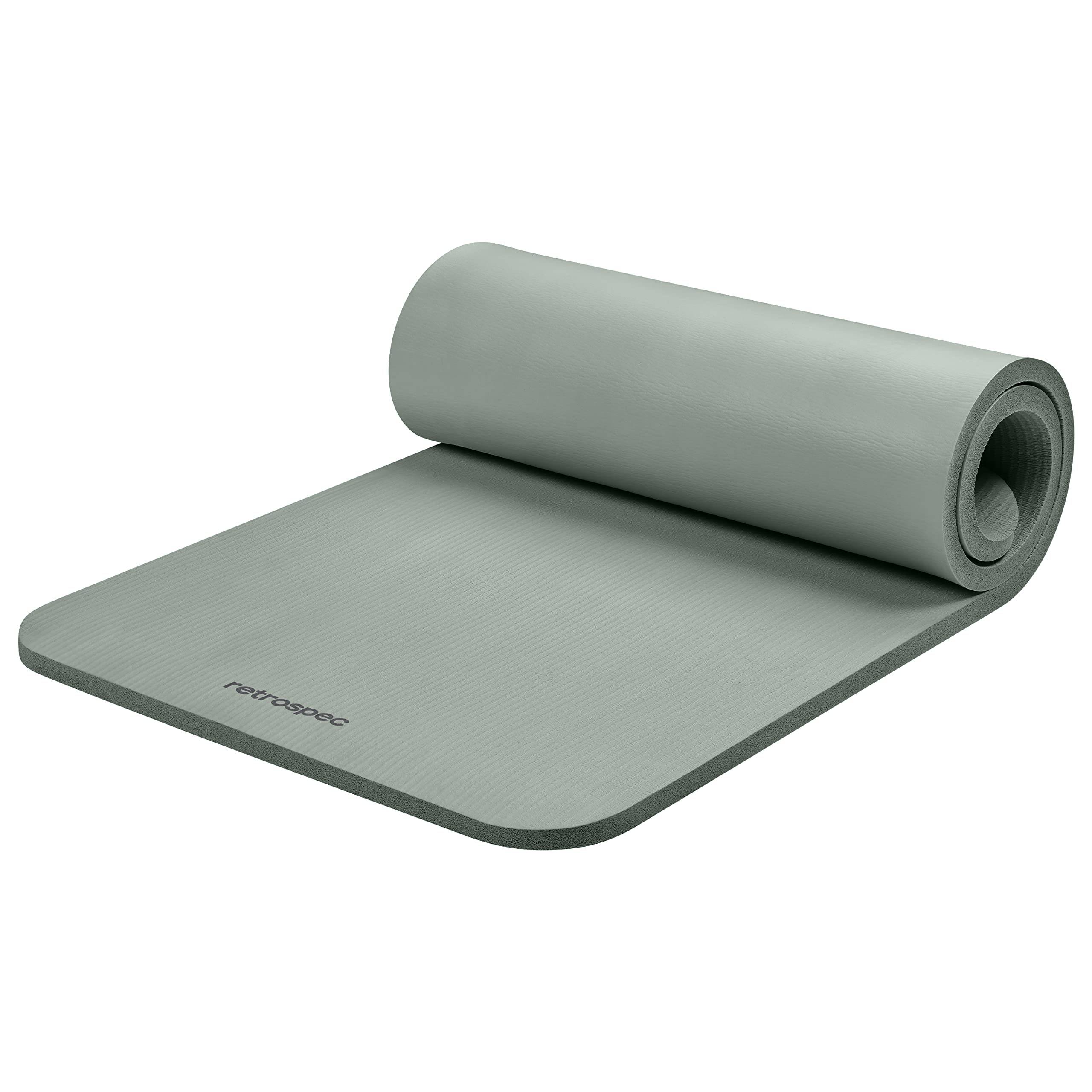 1-Inch Thick Non-Slip Yoga Mat with Carry Strap