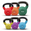 RitFit Neoprene Coated Kettlebell Weight Set, Solid Cast Iron