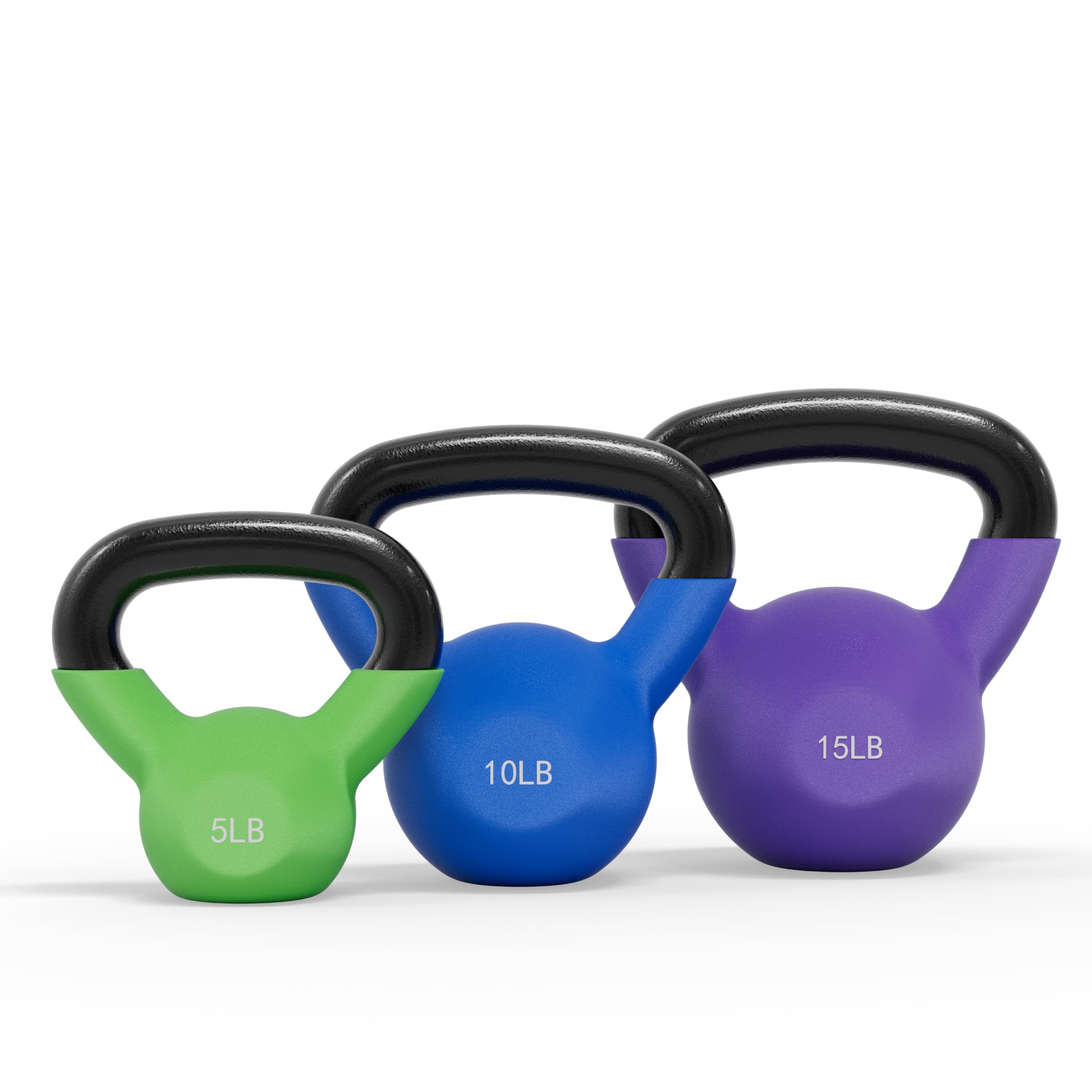 Neoprene Coated Cast Iron Kettlebell