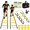 BORNEW 2 Pack Agility Ladder, Soccer Speed Training Equipment Set