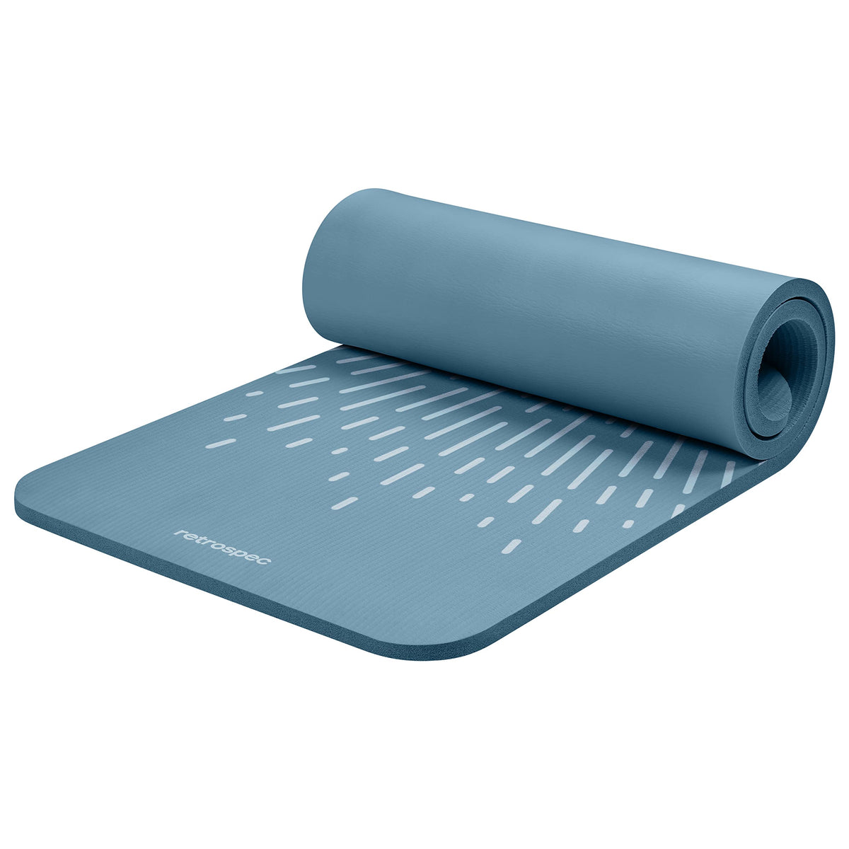 1-Inch Thick Non-Slip Yoga Mat with Carry Strap