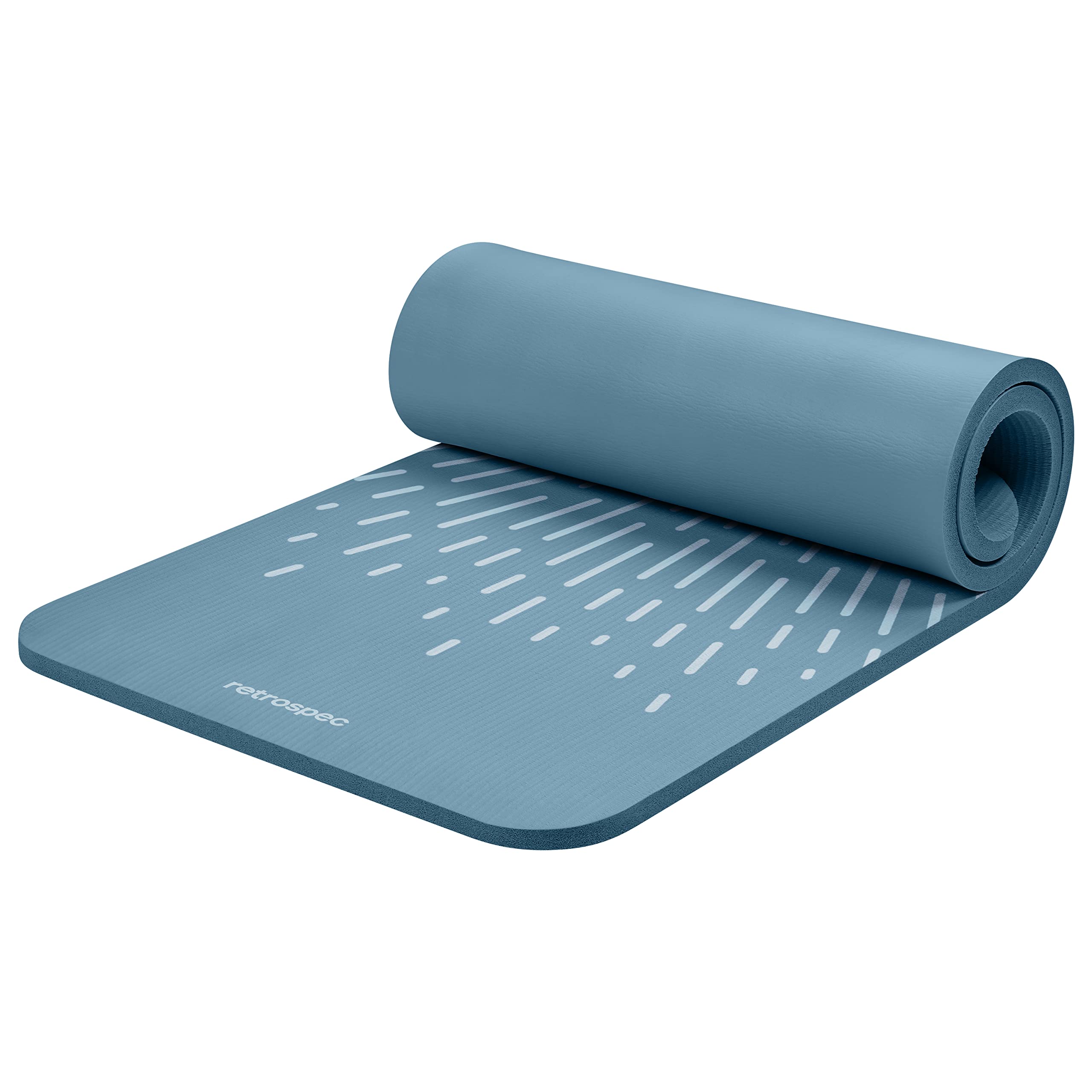 1-Inch Thick Non-Slip Yoga Mat with Carry Strap