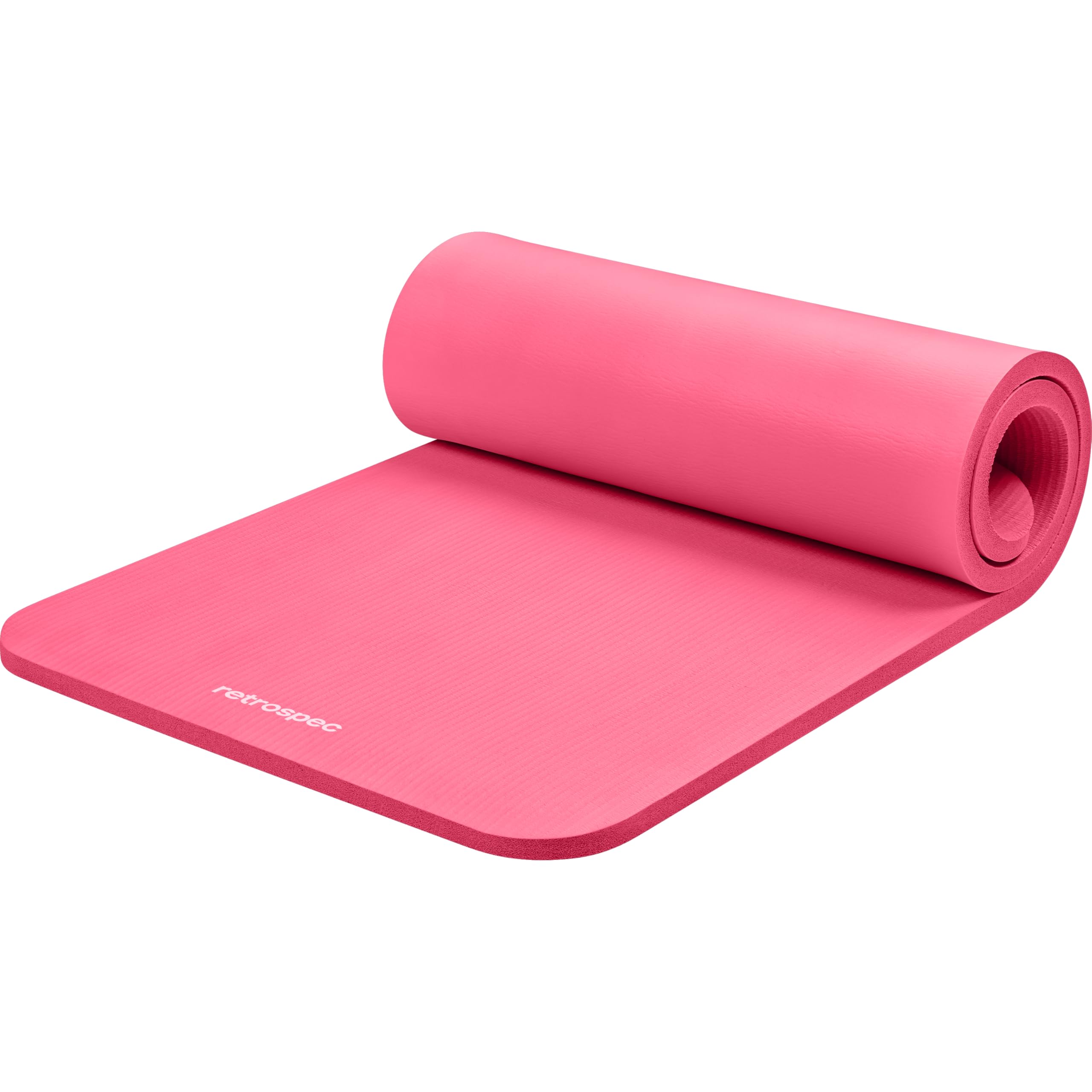 1-Inch Thick Non-Slip Yoga Mat with Carry Strap