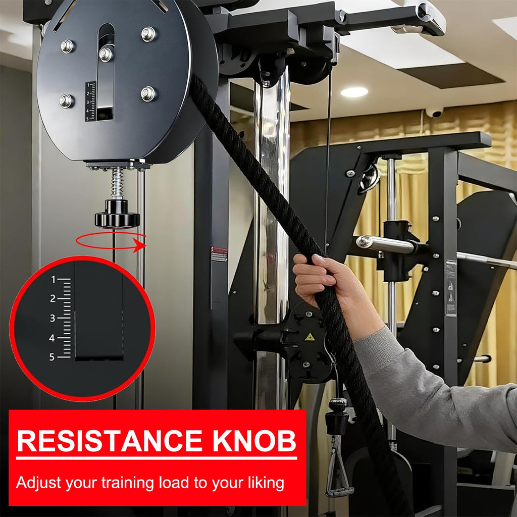 Endless Rope Resistance Trainer with Pulley System