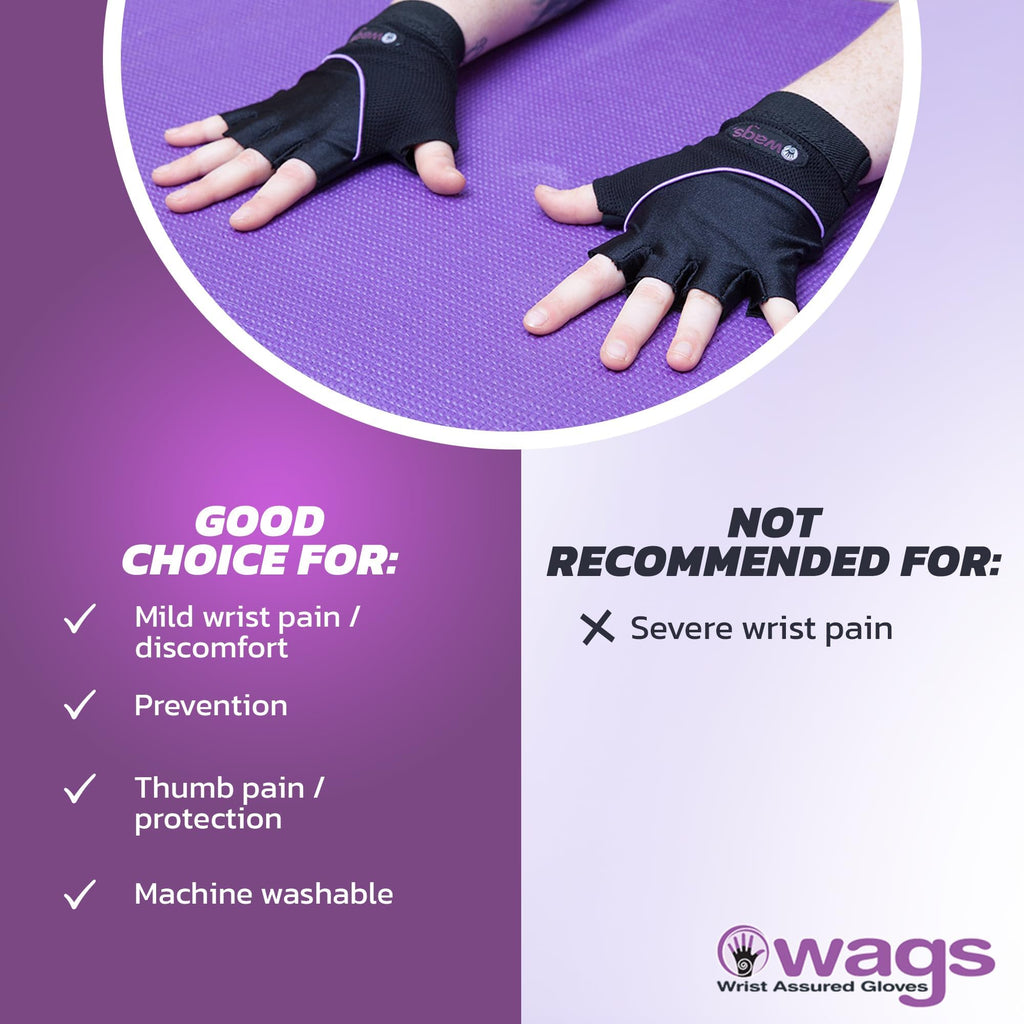 Workout Gloves with Wrist Support for Yoga and Pilates