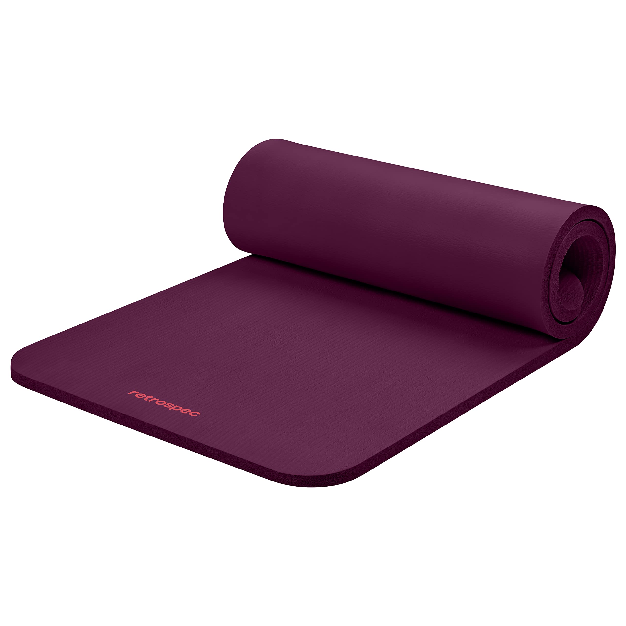 1-Inch Thick Non-Slip Yoga Mat with Carry Strap