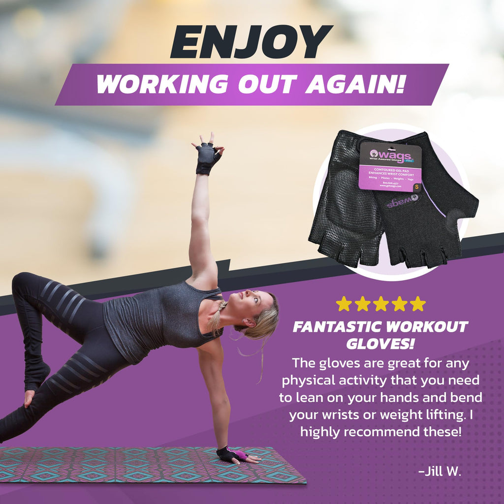 Fitness Gloves with Wrist Support for Strength Training