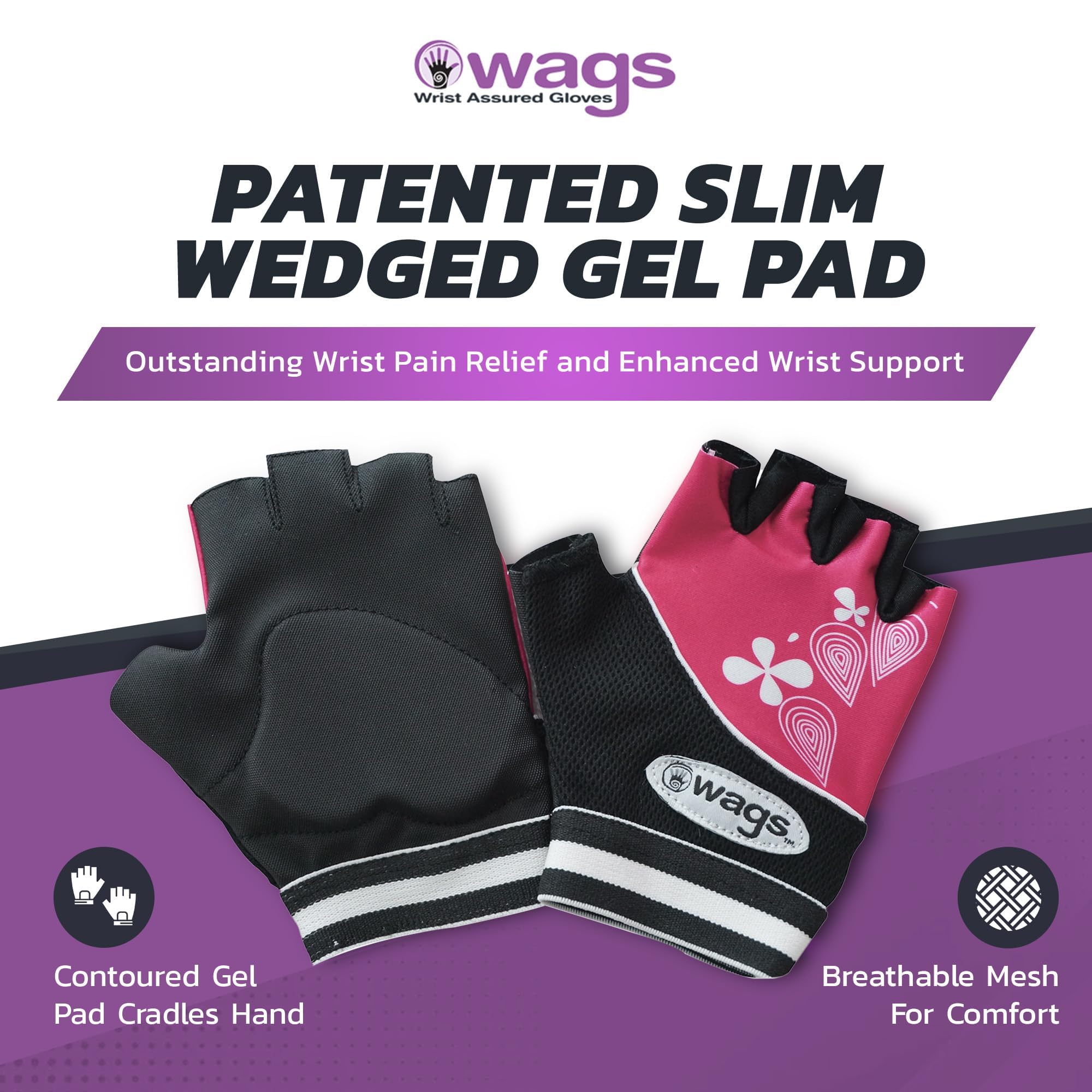 Workout Gloves with Wrist Support for Yoga and Pilates