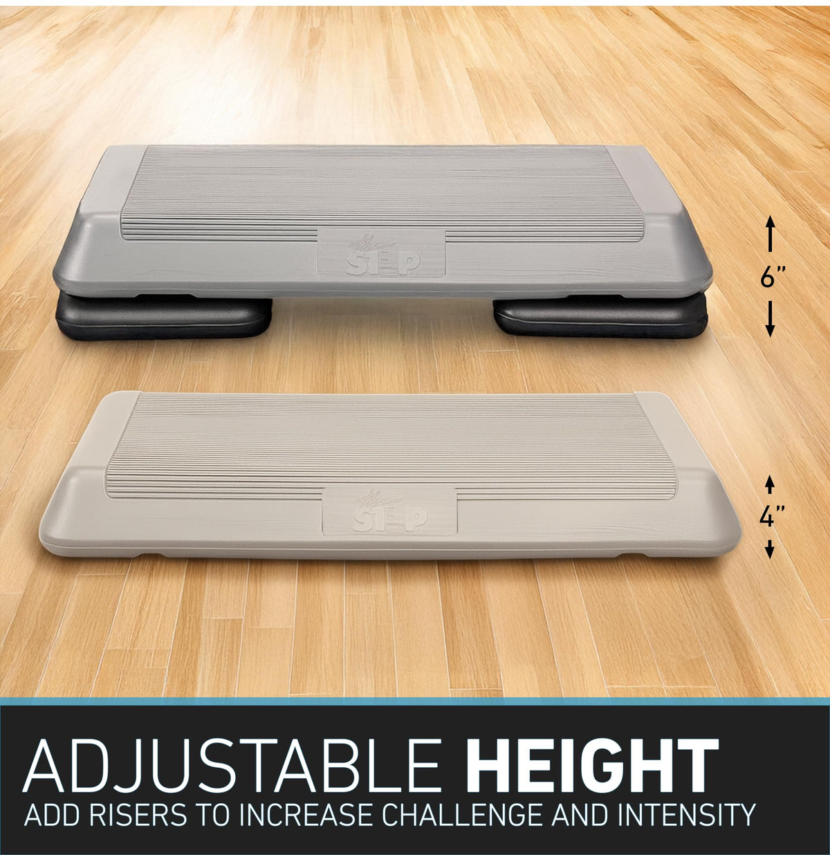 Freestyle STEP Exercise Step Platform, Circuit Size Stepper for Exercise at Home