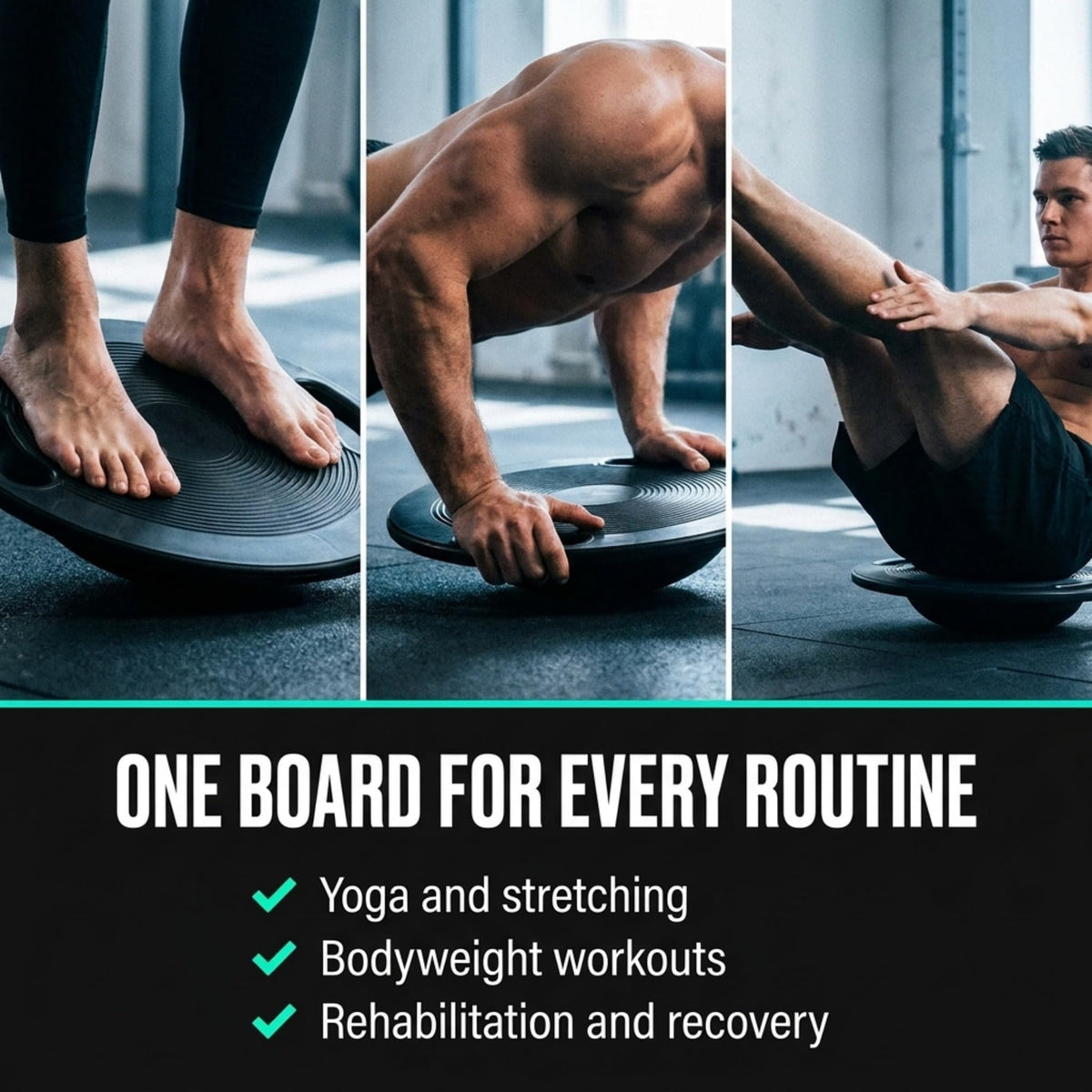 Wobble Balance Board for Stability Training