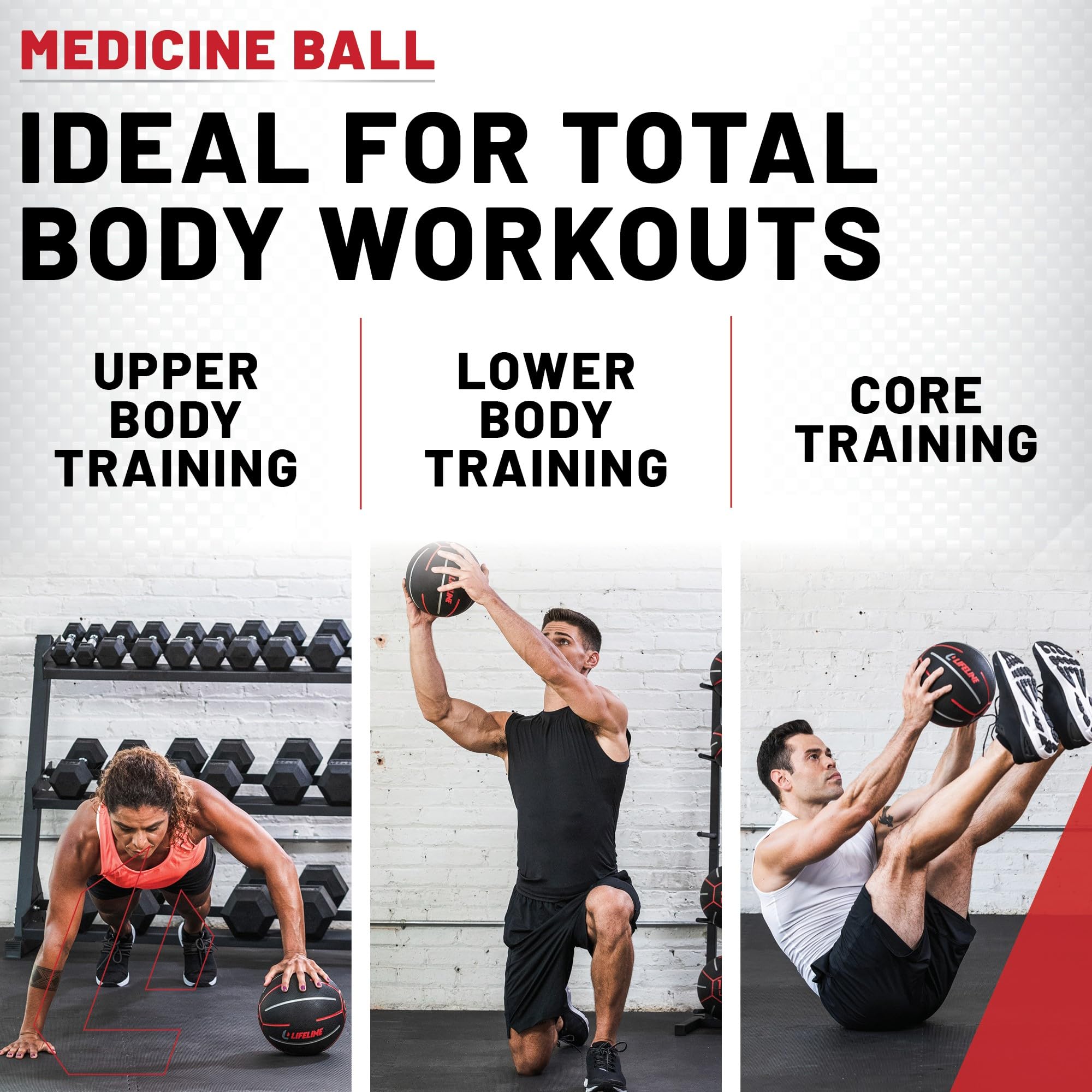 Non-Slip Medicine Ball for Strength Training