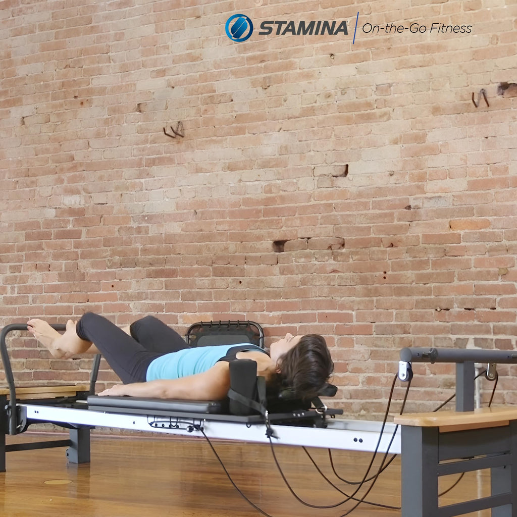 Pilates Reformer with Cardio Rebounder and Resistance Springs