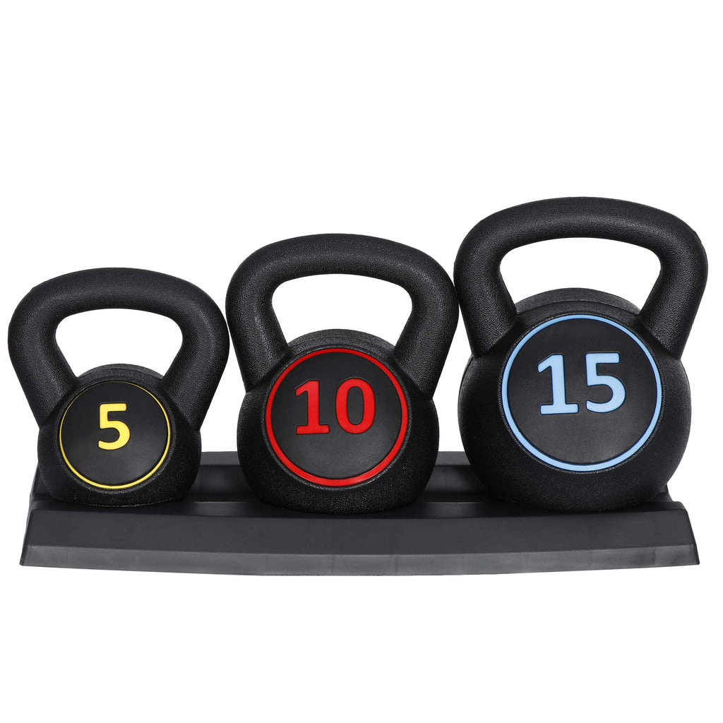 Kettlebell Set with Storage Rack