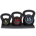 Kettlebell Set with Storage Rack