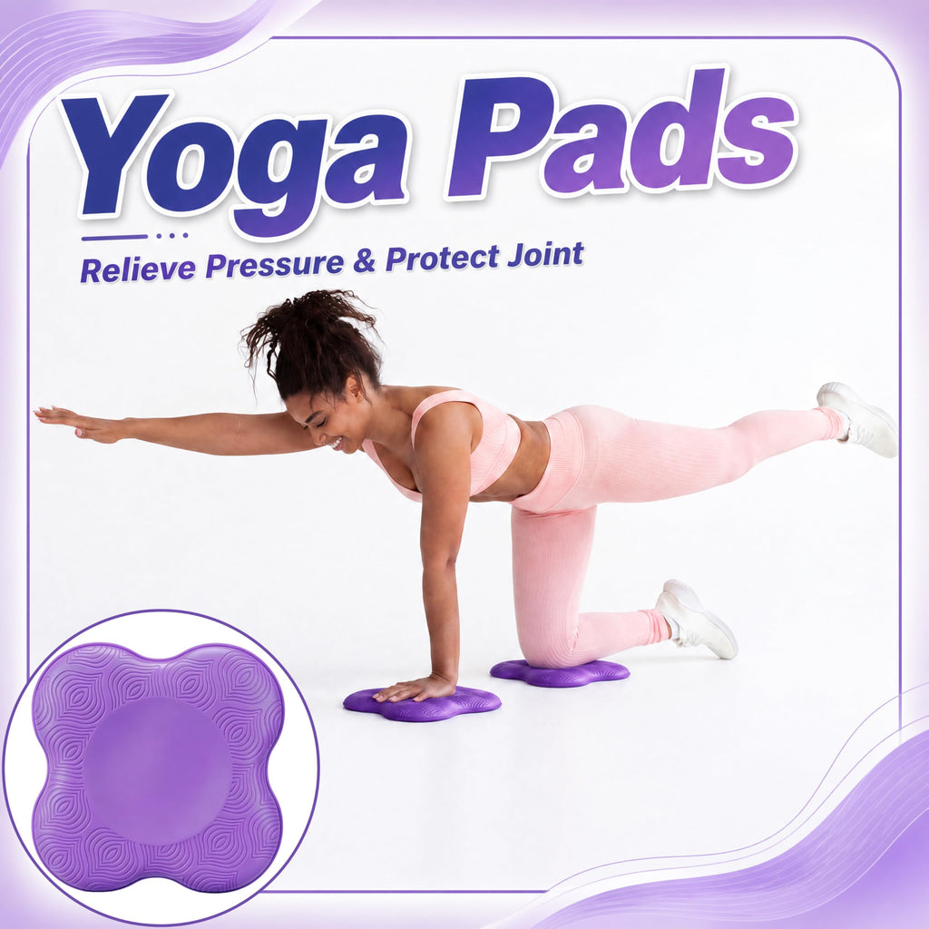 Thenshop 16 Pcs Yoga Blocks and Knee Pads Set for Yoga Pilates Workout